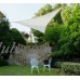 Cool Area Triangle 11 Feet 5 Inches Sun Shade Sail, UV Block Fabric Sail Perfect for Outdoor Patio Garden Swimming Pool in Color Cream   565564164